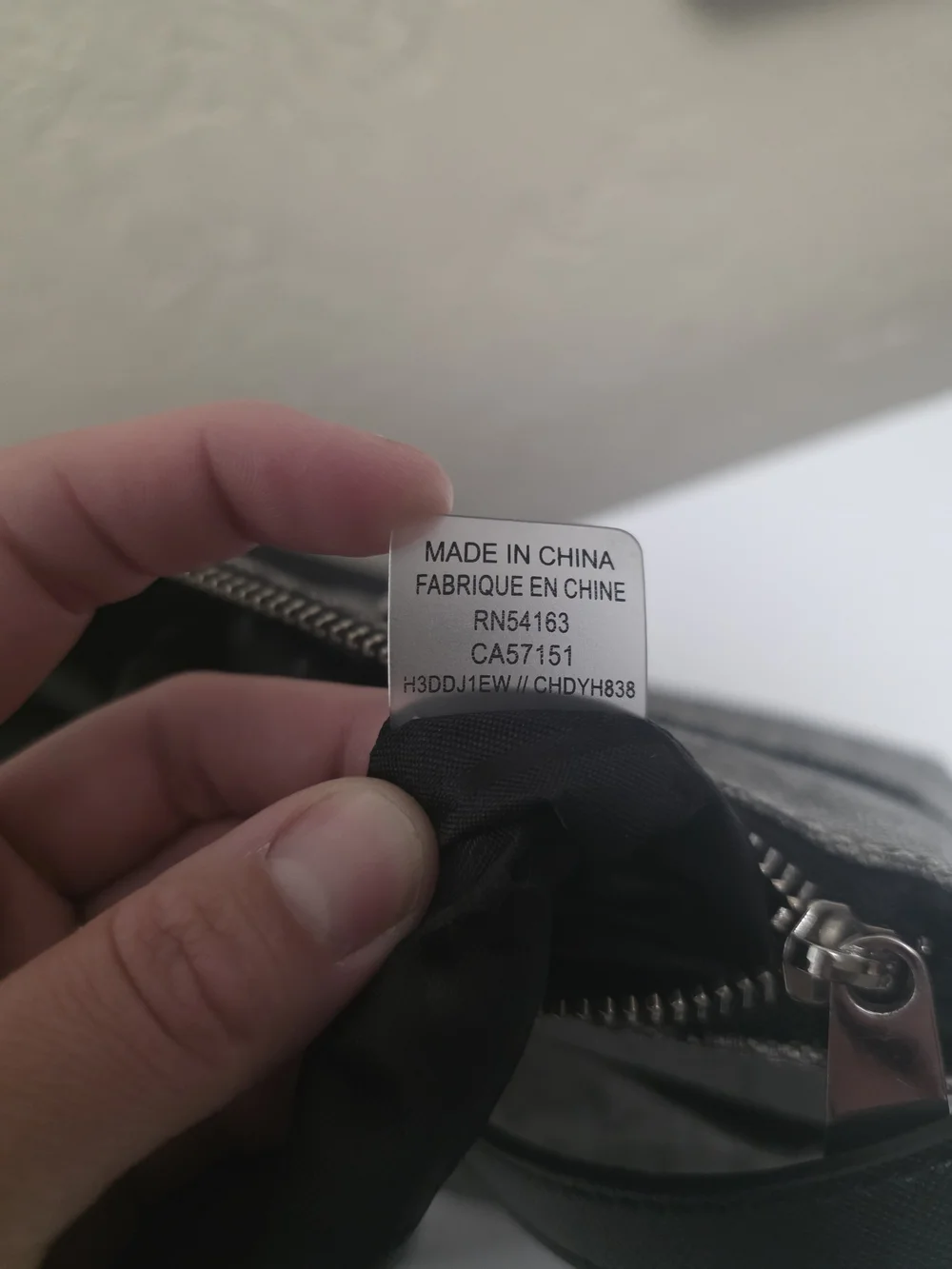 Calvin Klein Gray Monogram Tote Satchel